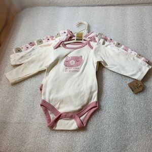 Girls onsies 3 new new with tags from Chick Pea 3-6 months shower gift